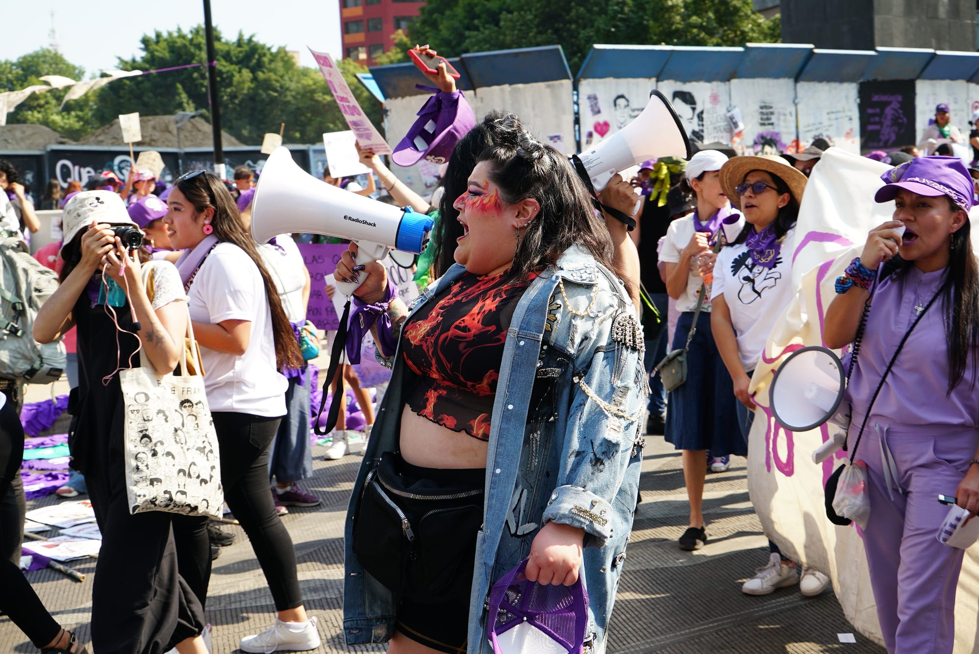 “Esas morras si me representan": Marcha 8M 2024