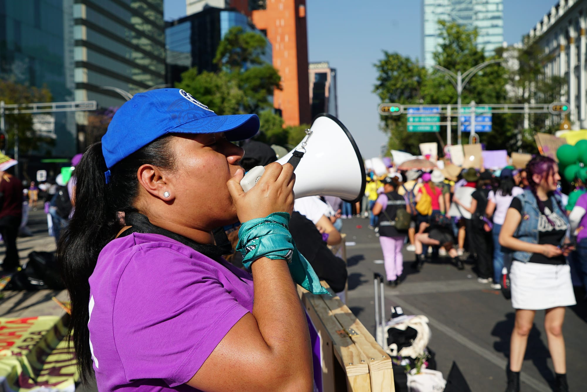 “Esas morras si me representan": Marcha 8M 2024