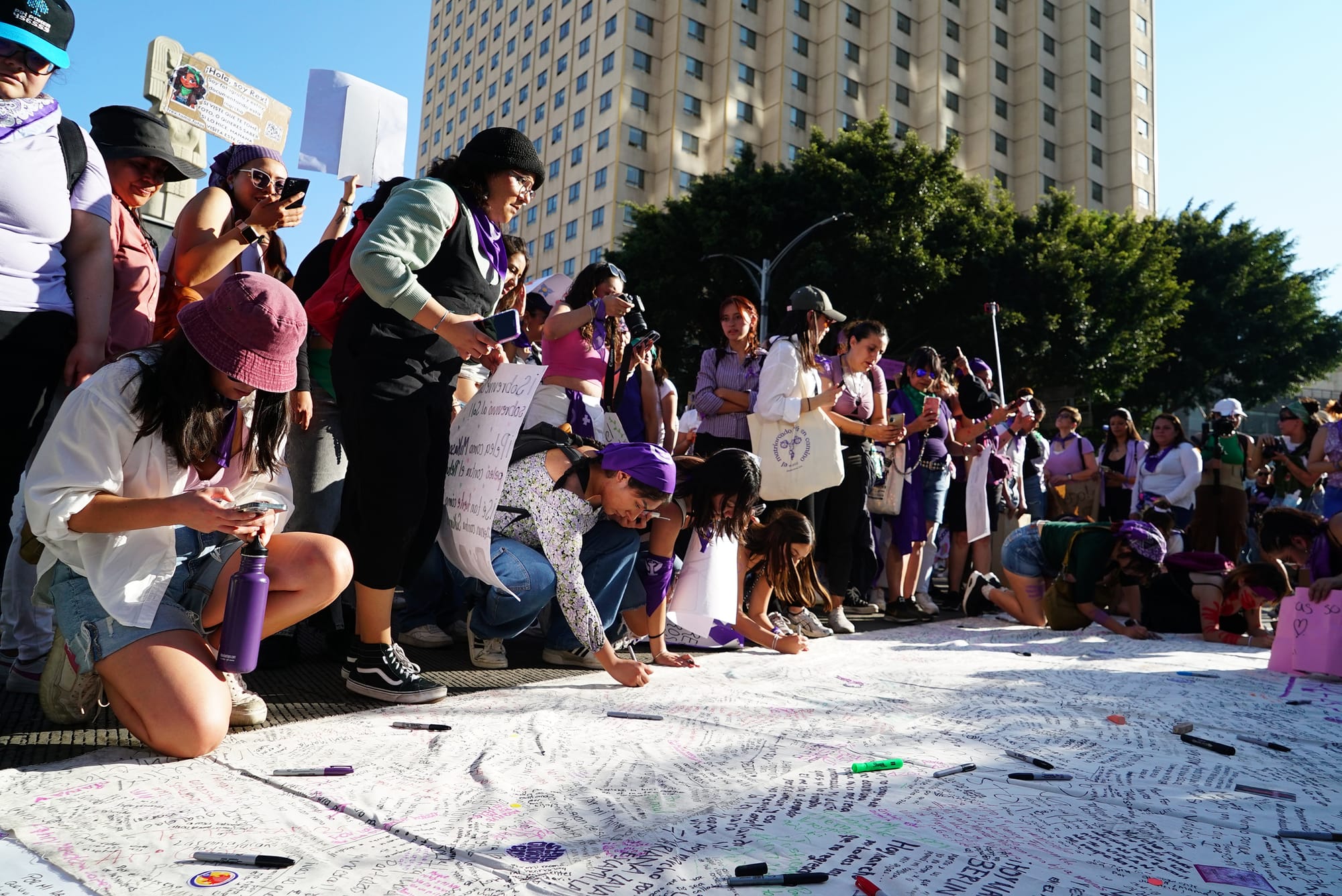 “Esas morras si me representan": Marcha 8M 2024