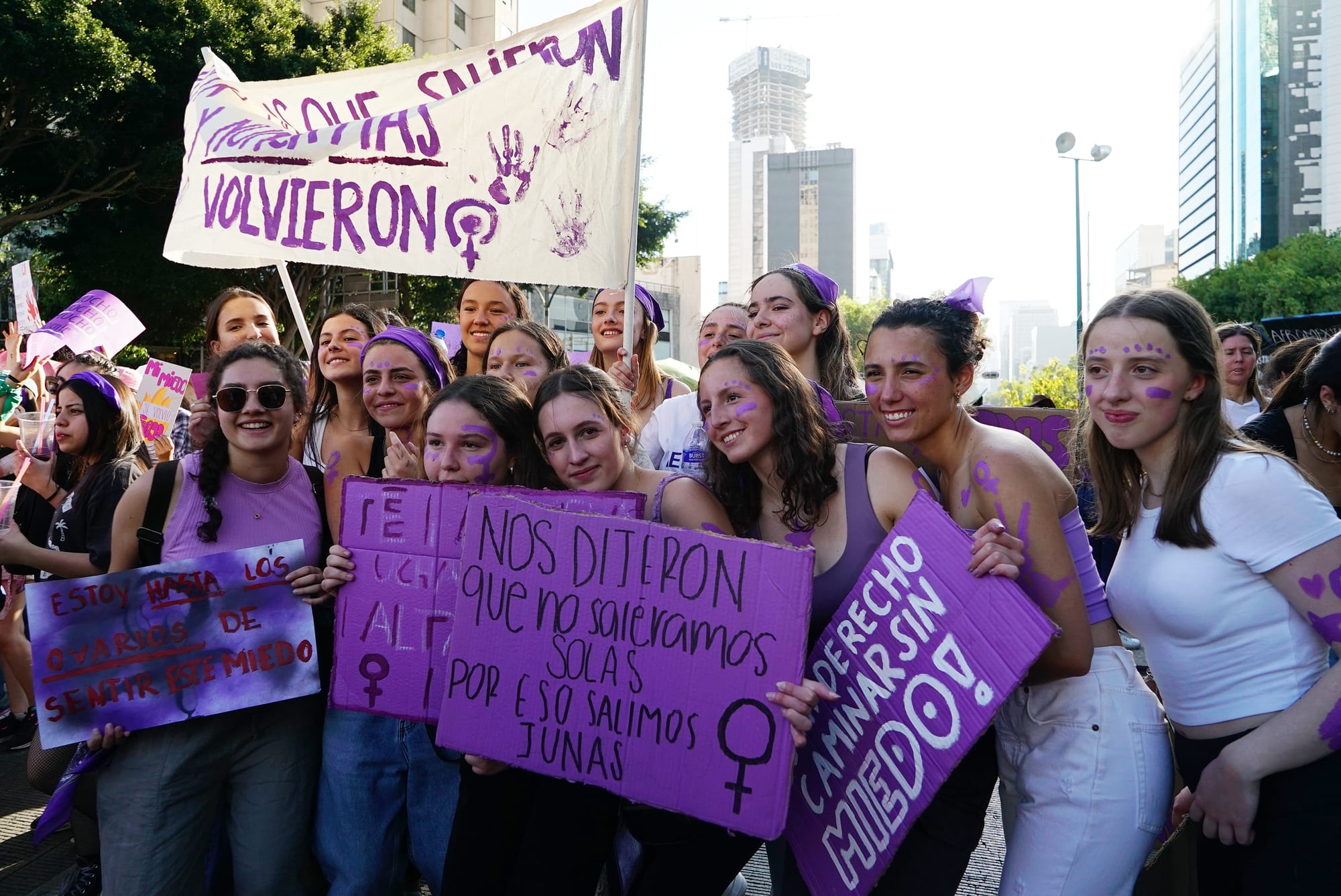 “Esas morras si me representan": Marcha 8M 2024