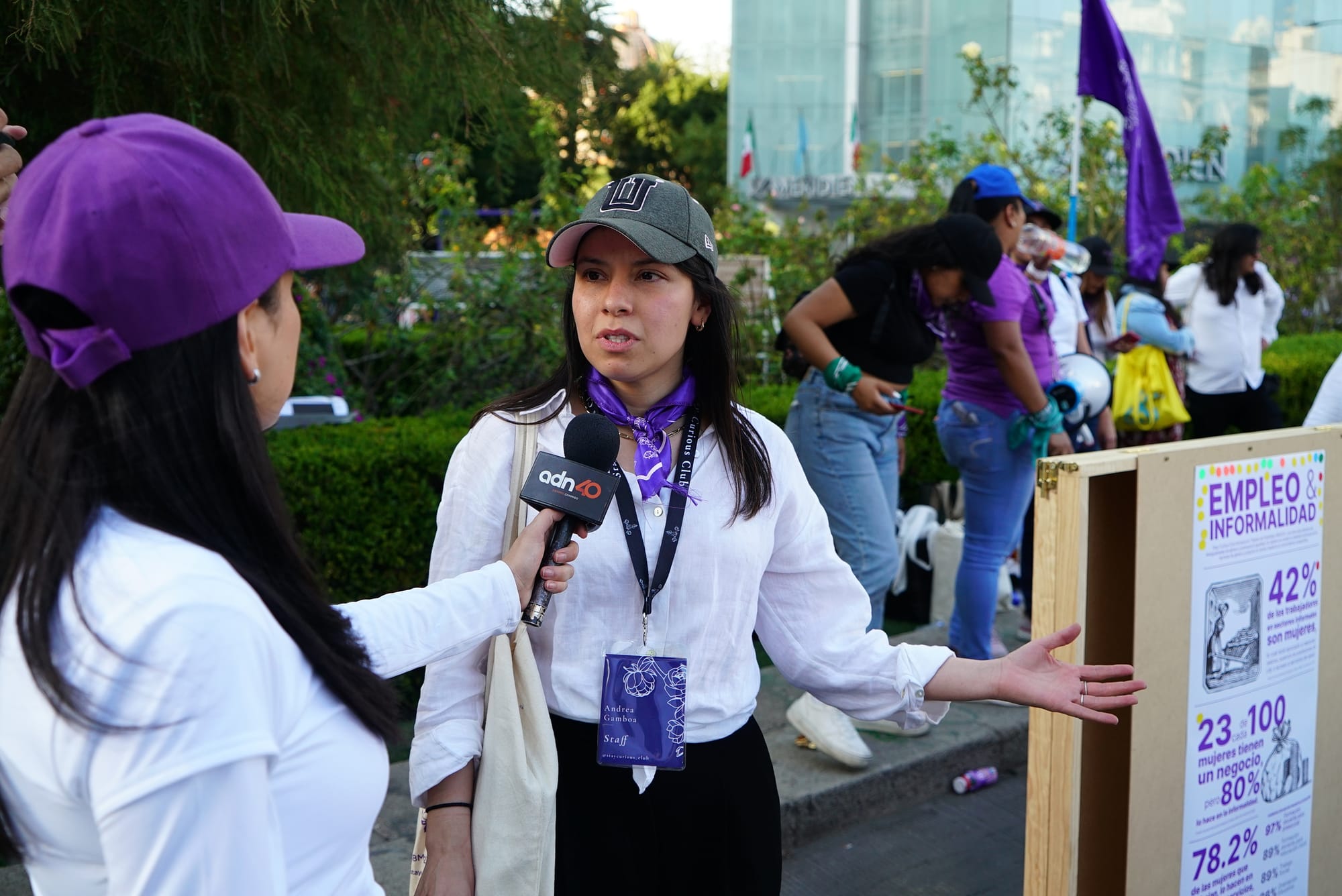 “Esas morras si me representan": Marcha 8M 2024