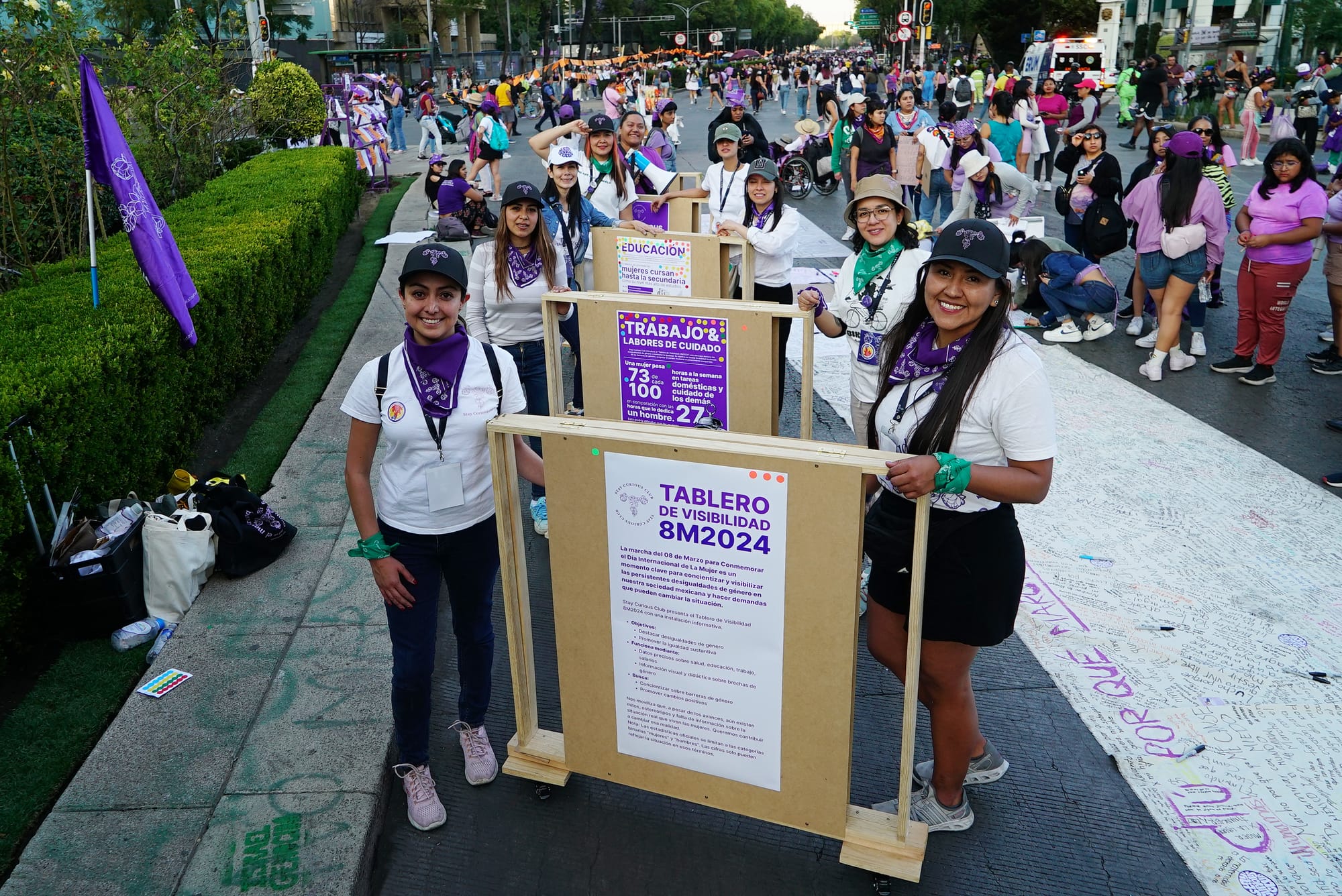 “Esas morras si me representan": Marcha 8M 2024