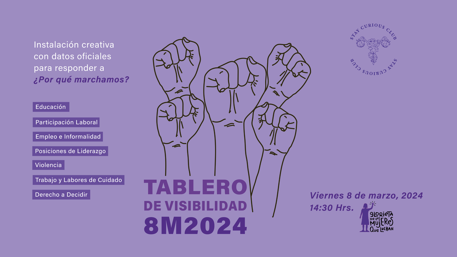 Arte de Alma Vilchis y Raquel Selvas, Marzo 2024.