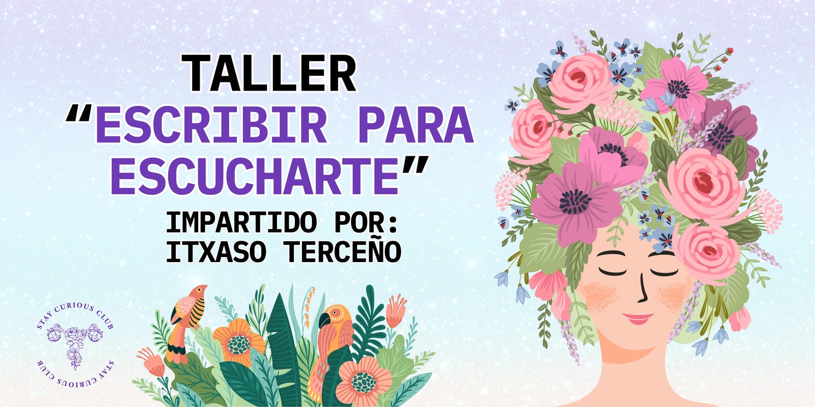 Arte por Marshiari Medina para Stay Curious Club, 2025. 